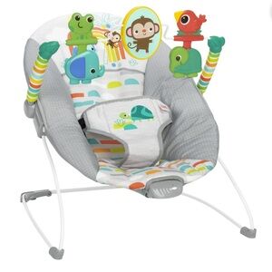 Colorful Baby Bouncer with Animal Toys